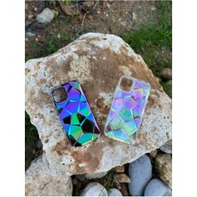 Iphone 15 Siyah Prizmalı Hologram Telefon Kılıfı