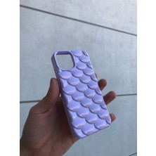 Iphone 15 Lila Deniz Kızı Silikon Telefon Kılıfı