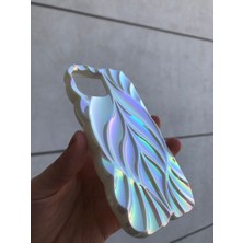 Blockcase Iphone 12/12PRO Yaprak Sert Silikon Hologram Telefon Kılıfı