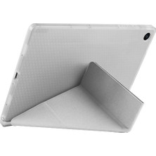 FUJİMAX Xiaomi Redmi Pad Se 8.7 Inç Kılıf Yatay ve Dikey Standlı Uyku Modlu Kalemlikli Trifold Arkası Soft Silikon Smart Kılıf