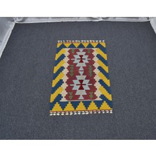 Zehra Abla Halı Yeni El Dokuma Benzersiz Pınarbaşı Kayseri Yün Kilim 5491