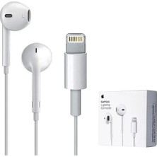 Wearfit Pro Tüm Apple iPhone Modelleriyle Uyumlu Kablolu Kulaklık Earpods Lightning Konventörlü