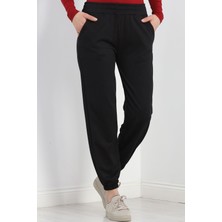 Paça Lastikli Iki Iplik Eşofman Altı Siyah - 20815.1878.