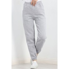 Paça Lastikli 3 Iplik Eşofman Altı Gri - 20956.1878.