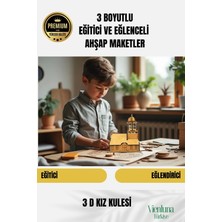 Yeni Sezon Eğitici Öğretici 3 Boyut Demonte Ahşap Zeka Geliştirici Boyanabilir Oyun Maket Puzzle