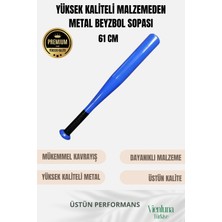 Özel Üretim Üstün Tutuş Sağlayan Kırılmaz Ultra Dayanıklı Metal Süper Baseball Beyzbol Sopası 61 cm