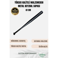 Üstün Tutuş Sağlayan Kırılmaz Ultra Dayanıklı Metal Süper Baseball Beyzbol Sopası 61 cm