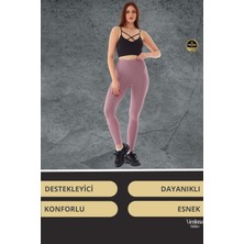 Deluxe Tasarım Vücut Şekillendiren Toparlayıcı Kaymaz Esnek Şık Spor Model Rahat Kullanım Tayt