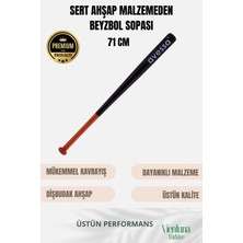 Premium Kalite Mükemmel Kavrayışlı Kırılmaz Ultra Dayanıklı Ahşap 28" Baseball Beyzbol Sopası 71 cm