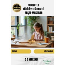 Yeni Sezon Eğitici Öğretici 3 Boyut Ahşap Puzzle Zeka Geliştirici Boyanabilir Oyun Maket Yelkenli