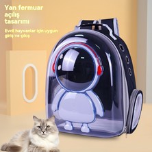 Yummy Kedi Çantası Taşınabilir Dışarı Nefes Alabilen Sırt Çantası Köpek Sırt Çantası Kedi Kafesi Uzay Kapsülü Evcil Hayvan Büyük Kapasiteli Kedi Çantası (Yurt Dışından)