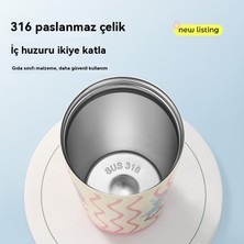 Yummy 316 Paslanmaz Çelik Akıllı Sıcaklık Sevimli Basit Ve Kullanışlı Vakum Yalıtım Dak Su Dağı (Yurt Dışından)