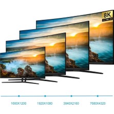 Ek-Tech Oem Ek-Tech 540HZ Dp Kablo 8k 60HZ, 4K 240HZ, 2k 280HZ, 1080P 540HZ Displayport Kablo