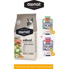 Ownat 1,5 kg Light Yetişkin Tavuklu Kedi Maması