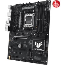 Asus Tuf Gamıng B850-PLUS Wıfı Amd B850 Am5 Ddr5 8000 Dp HDMI 3x M2 Usb3.2 Gen 2x2 Wifi 7 + Bt Aura Rgb 2.5gbit Lan Atx