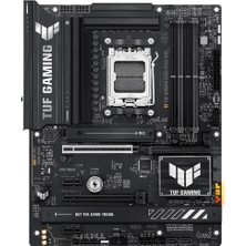 Asus Tuf Gamıng B850-PLUS Wıfı Amd B850 Am5 Ddr5 8000 Dp HDMI 3x M2 Usb3.2 Gen 2x2 Wifi 7 + Bt Aura Rgb 2.5gbit Lan Atx