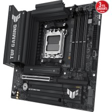 Asus Tuf Gamıng B850M-PLUS Amd B850 Am5 Ddr5 8000 Dp HDMI 3x M2 Usb3.2 Gen 2x2 Aura Rgb 2.5gbit Lan Matx