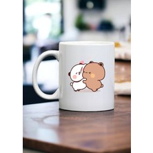 Budu ve Dudu Anime Kupa Kahve Bardağı Harajuku Hediyelik K-Pop Love Aşk Mug Couple