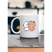 Budu ve Dudu Anime Kupa Kahve Bardağı Harajuku Hediyelik K-Pop Love Aşk Mug Couple