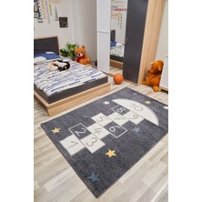 Veja Home Kids Seksek Çocuk Odası Halısı Yumuşak Antialerjik Tozumaz Bebek Odası Halısı Kds-01
