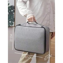 One Kado - Organizer Çantası, Evrak Pasaport Saklama Düzenleyici Çanta Kilitli Seyahat