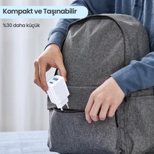 1hora GAR161 20W Dual U+C Şarj Aleti - Usb-C ve Usb-A Çift Çıkış - Hızlı Şarj Cihazı - Kompakt ve Taşınabilir Tasarım - Siyah