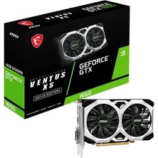 Msı Geforce 4gb GTX1650 Gddr6 128 Bit Ventus Xs Ocv3 HDMI Dp DVI 16X (Pcıe 3.0)