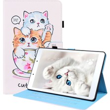 Zunhai Samsung Galaxy Tab Için A.8.0 2019 Sm-T290 / Sm-T295 Case Cat Brothers (Yurt Dışından)