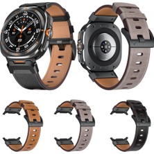Zunhai Samsung Galaxy Watch Ultra 47Mm Için Deri Watch Band (Yurt Dışından)