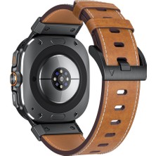 Zunhai Samsung Galaxy Watch Ultra 47Mm Için Deri Watch Band (Yurt Dışından)