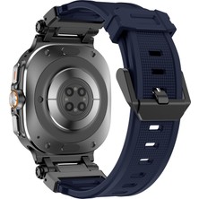 Zunhai Samsung Galaxy Watch Ultra 47Mm Için Silikon Saat Kayışı (Yurt Dışından)
