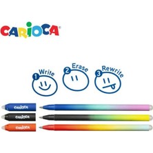 Carioca Tükenmez Kalem 07 Oops Easy Silinebilir 3 Lü Set - 3 Adet Mavi
