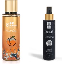 Pearl Orgasmo Secret Valley Vücut Spreyi 250 ml - Pearl Saç Spreyi Çiçeksi Koku Provitamin B5  150 ml