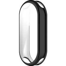 Kreton Xiaomi Smart Band 9 Mi Band 9 ile Uyumlu Kasa ve Ekran Koruyucu 360 Tam Koruma Silikon Kılıf