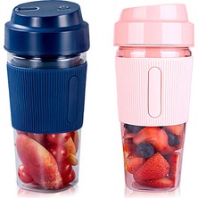 Guitar Taşınabilir Elektrikli Sıkacakları Blender USB Mini Meyve Karıştırıcılar Sıkacakları Meyve Çok Fonksiyonlu Sıkacakları Maker Makinesi 300ML-MAVI (Yurt Dışından)