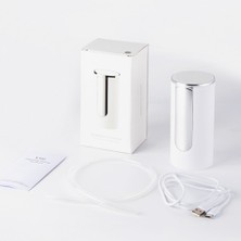 Guitar Katlanabilir Elektrikli Su Sebili USB Şarj Dokunmatik Düğme Kontrolü Mini Otomatik Su Pompası C Tipi Kablo Gri (Yurt Dışından)