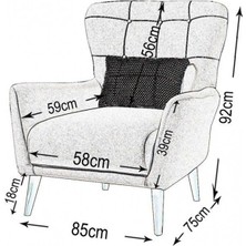 Luxe Home Retro Berjer