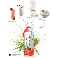 Bilge İlaç Matcha Premium Japanese Çilek Aromalı Detox Burner Form Maça Çayı 1 Kutu