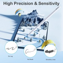 Apple Pencil 2./1. Nesil ve Apple Pencil Pro/usb-C Ile Uyumlu Dayanıklı 6 Adet  Yedek Ucu