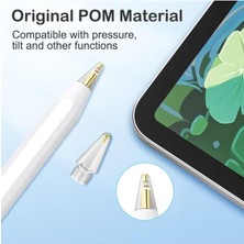 Apple Pencil 2./1. Nesil ve Apple Pencil Pro/usb-C Ile Uyumlu Dayanıklı 6 Adet  Yedek Ucu
