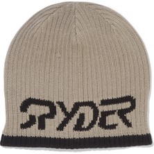 Spyder Logo Hat Erkek Bej Bere
