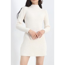 Yarım Balıkçı Yaka Triko Latte - 625.1577.