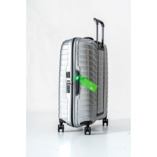 Trink Çanta Valiz Etiketi ve Bavul Etiketi 2 Adet * Neon Renk Pvc * YEŞİL