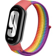 Kreton Mi Band 8 , Mi Band 9 ve Mi Band 10 ile Uyumlu Kayış Spor Kumaş Cırt Cırtlı Kordon