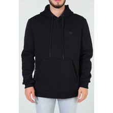 Mishar İtalia Erkek Kapüşonlu Üç Iplik Şardonlu Sweatshirt