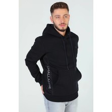 Mishar İtalia Erkek Kapüşonlu Üç Iplik Şardonlu Sweatshirt