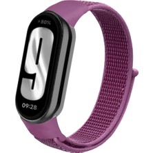 Kreton Mi Band 8 , Mi Band 9 ve Mi Band 10 ile Uyumlu Kayış Spor Kumaş Cırt Cırtlı Kordon