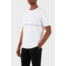 Boss Pamuklu Regular Fit Bisiklet Yaka T Shirt Erkek T Shirt 50513021 100