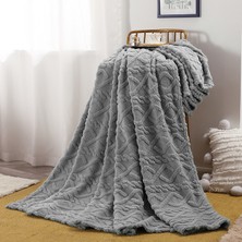70 * 100 cm Süper Yumuşak Sıcak Katı Sıcak Polar Battaniye Atmak Kilim Kanepe Yatak (Yurt Dışından)