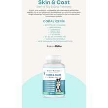 Kahu Naturals Skin&coat, Deri ve Tüy Sağlığı Takviye, Bira Mayası, Sarımsak, Mos, Spirulina, 60 Tablet